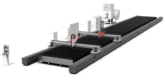 Ervaren montage techniek en CNC laser snijmachine voor groot snijgebied