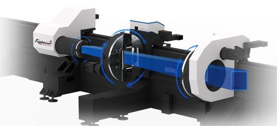 Stabiliteit van het proces van de drie-Chuck laserbuis snijmachine met onderhoud en resultaten