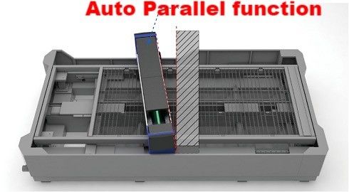 Gebouwconfiguratie 3000 Watt glasvezellasersnijmachine voor roestvast staal