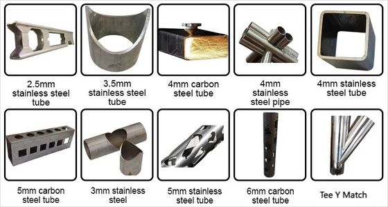HIWIN 2000w 3000w 4000w Fiber Laser Tube Cutting Cutter Tube Machine voor resultaten