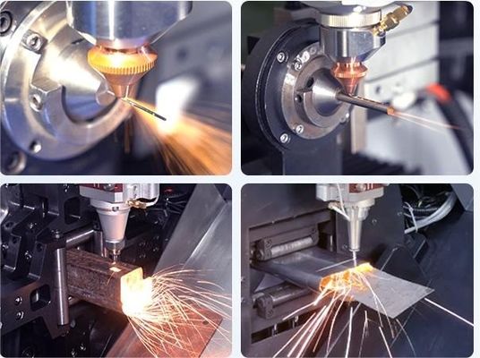 8-12 meter glasvezellasersnijmachine voor kleine buisbuis vierkant metaal 3000w 6000w