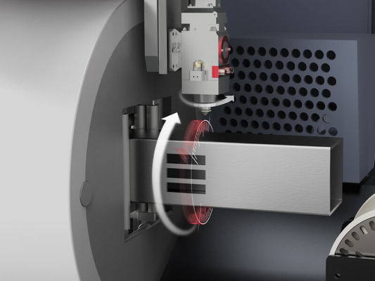 FSCUT-besturingssysteem Laser 3D-machine voor het snijden van metalen buisbuizen voor continue werking