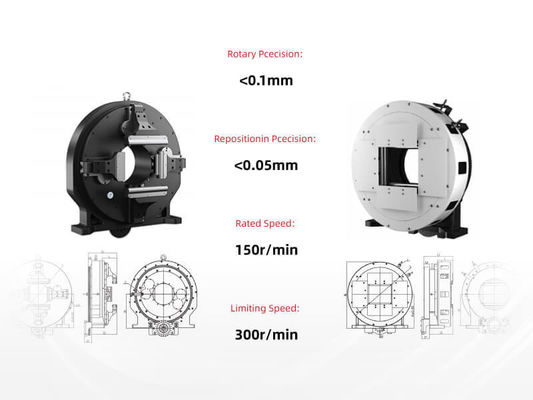 FSCUT-besturingssysteem Laser 3D-machine voor het snijden van metalen buisbuizen voor continue werking