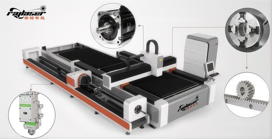 Geavanceerde lasermachine voor het snijden van metaalplaten en buizen uit een gecombineerde ontwerpwerkstroom