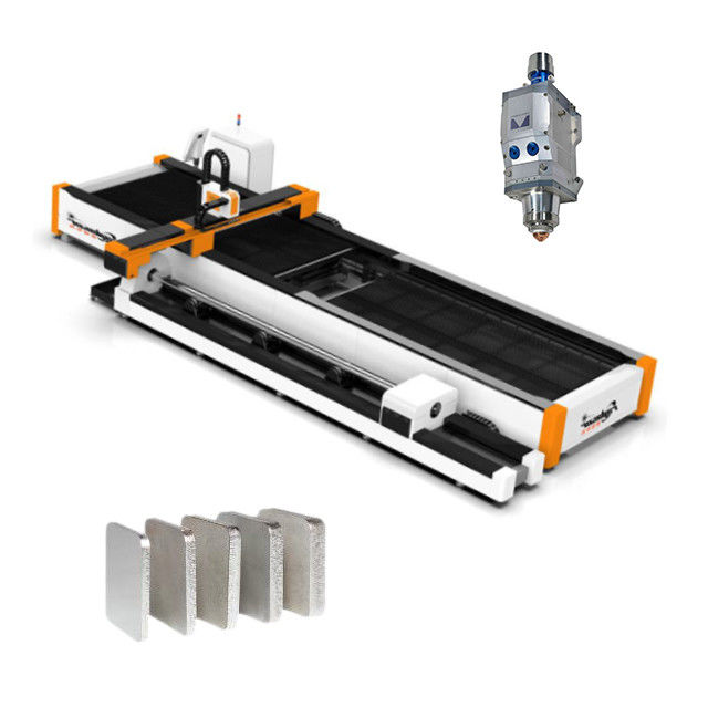 Machine voor het snijden van metalen platen en buisvezels met laser 1kw-6kw voor snij snelheid 0-100m/min